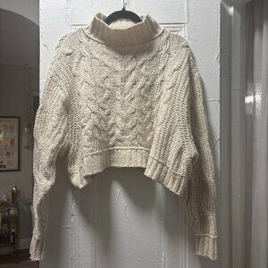 Free People Cropped Sweater